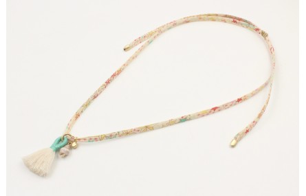 Collar lazo liberty estrellas con colgante caracol