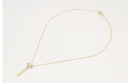 Solitario cadena acero inoxidable eslabón pequeño 