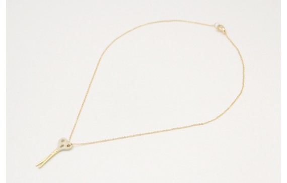 Solitario cadena acero inoxidable eslabón pequeño 