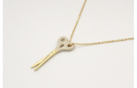 Solitario cadena acero inoxidable eslabón pequeño 