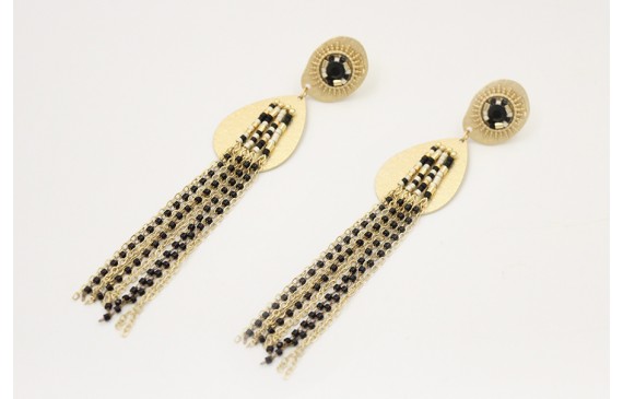 Pendinetes perno sol con aro de miyuki y brillos n