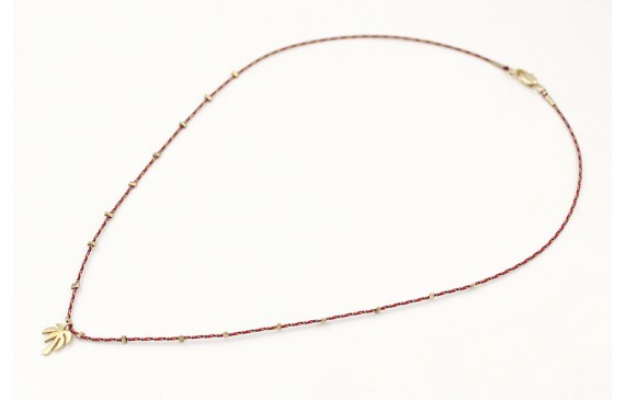 Solitario con hilo micro driza rojo,oro,morado con