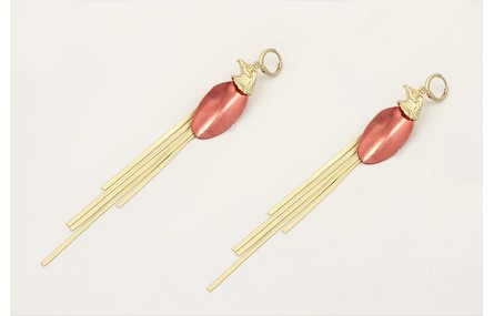 Pendientes cierre de seguridad colgante cabeza hue