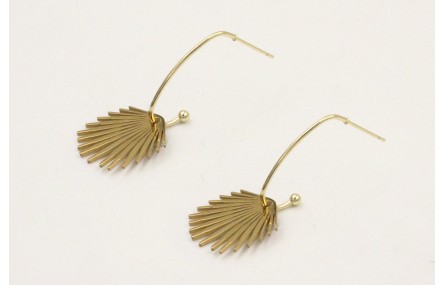 Pendientes acero inoxidable pendiente anzuelo con 