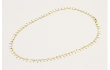 Cadena acero inoxidable 1mm con cerillas. Lasgo 40