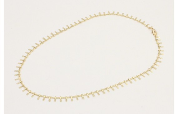 Cadena acero inoxidable 1mm con cerillas. Lasgo 40