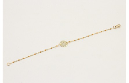 Pulsera cadena acero inoxidable micro esmlate most