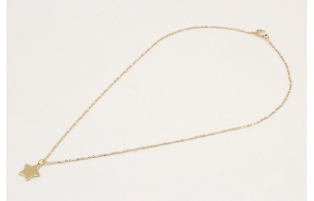 Solitario acero inoxidable cadena micro esmalte ro