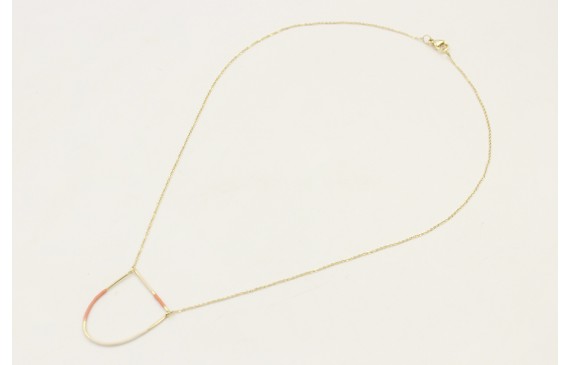 Collar de acero inoxidable con cadena de eslabón p