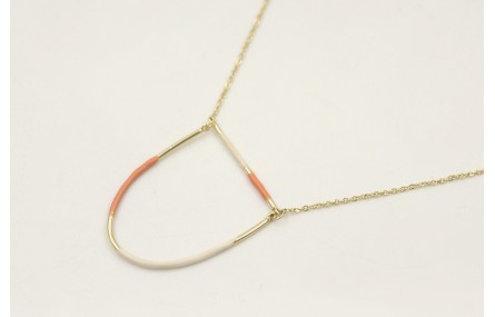 Collar de acero inoxidable con cadena de eslabón p