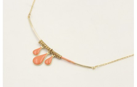 Collar de acero inoxidable con cadena de eslabón p