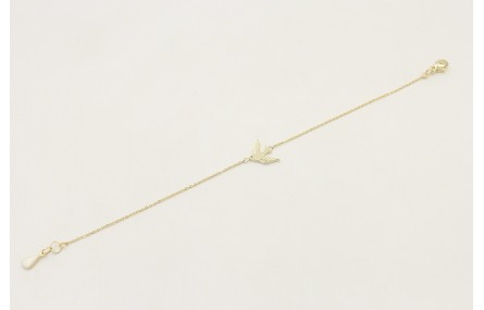 Pulsera de acero inoxidable con cadena de eslabón 