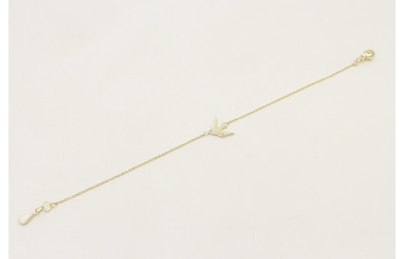 Pulsera de acero inoxidable con cadena de eslabón 