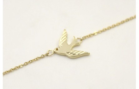 Pulsera de acero inoxidable con cadena de eslabón 