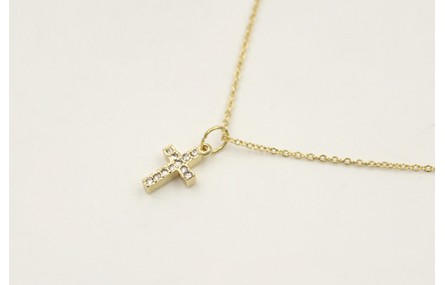 Solitario de acero inoxidable con cadena de eslabó