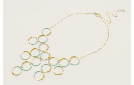 Colla babero de acero inoxidable con arandelas esm