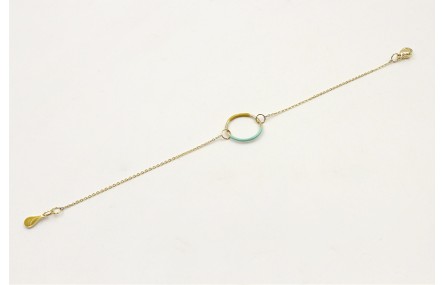 Pulsera de acero inoxidable con cadena de eslabón 