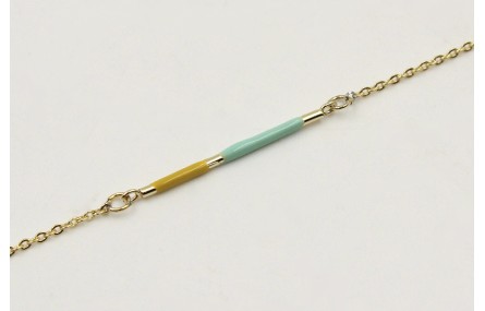 Pulsera de acero inoxidable con cadena de eslabón 