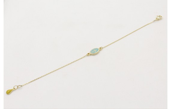 Pulsera de acero inoxidable con cadena de eslabón 