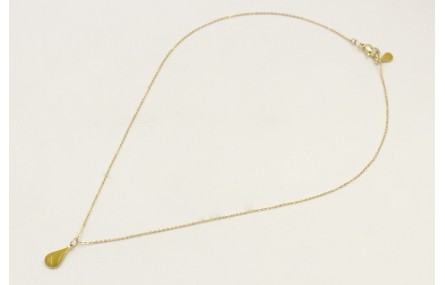 Solitario de acero inoxidable con cadena de eslabó