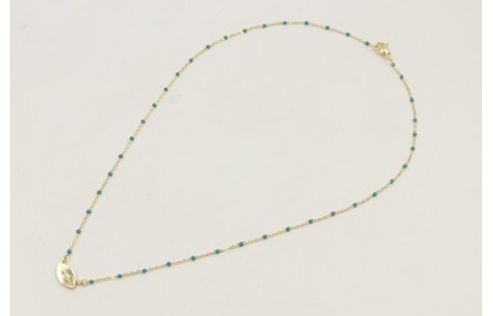 Solitario acero inoxidable cadena eslabón pequeño 