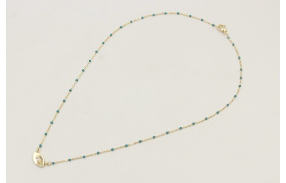 Solitario acero inoxidable cadena eslabón pequeño 