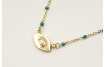 Solitario acero inoxidable cadena eslabón pequeño 