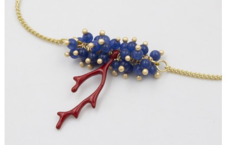 Pulsera regulable cadena eslabón plano dorado mate