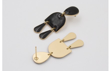 Pendientes perno gota, semi ovalo, lagrima todo es