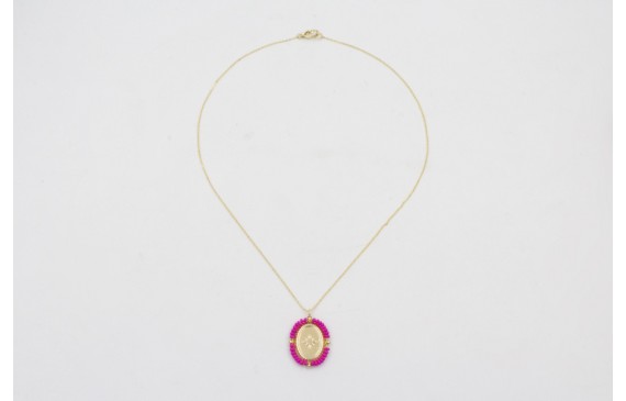 Collar acero inoxidable cadena eslabón pequeño con