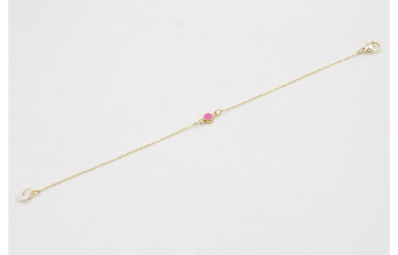 Pulsera acero inoxidable cadena eslabón pequeño co