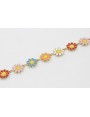 Pulsera acero inoxidable cadena de margaritas esma
