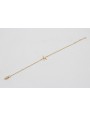 Pulsera ORO 18K-3 micras cadena eslabón pequeño y 
