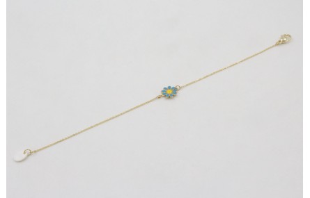 Pulsera acero inoxidable de cadena eslabón pequeño