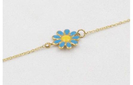 Pulsera acero inoxidable de cadena eslabón pequeño