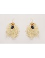 Pendientes gancho hippie,flor de loto,pez tropical