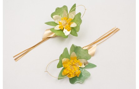 Pendientes aro grande dorado mate con lentejuelas 