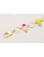 Pulsera con esmaltitos de colores con arandelas gr