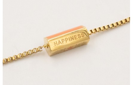 Pulsera ACERO INOX. Cadena eslabón cuadrado con tu