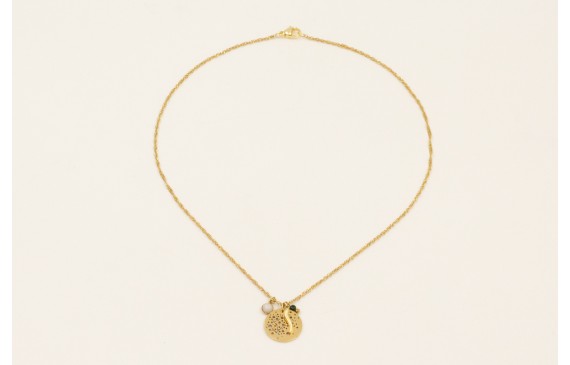 Collar cadena eslabón retorcido acero inoxidable c