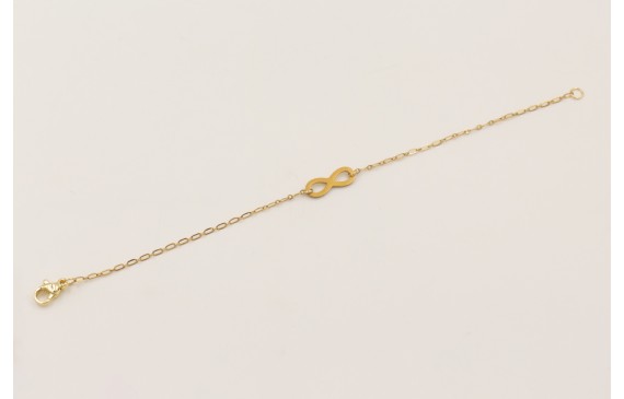 Pulsera cadena eslabón alargado de acero inoxidabl