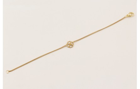 Pulsera cadena eslabón trenzado de acero inoxidabl