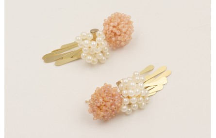 Pendientes perno disco abalorio engarzado color ar