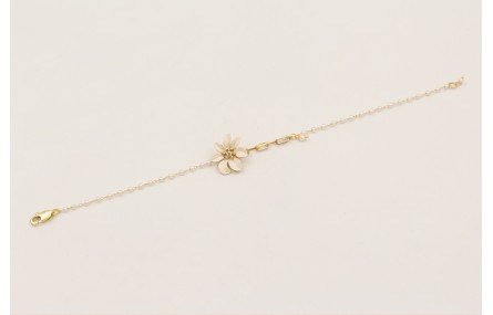 Pulsera cadena perlas, cadena strass bagette crist