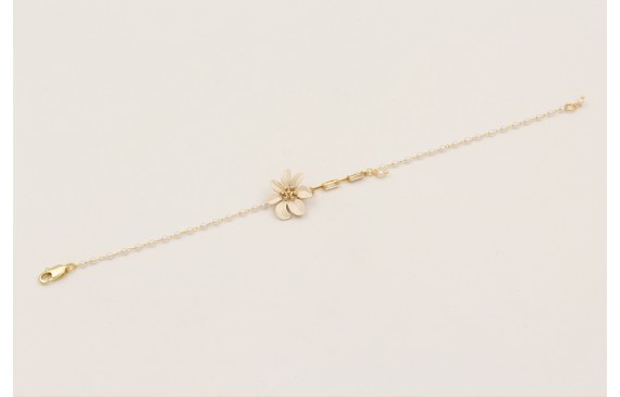 Pulsera cadena perlas, cadena strass bagette crist