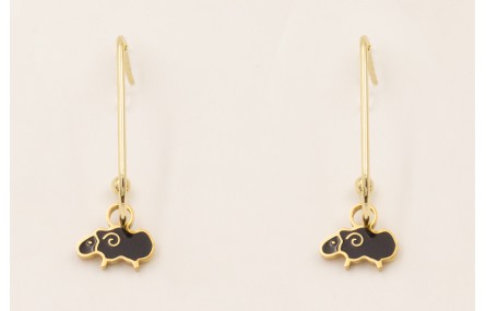 Pendientes ACERO INOXIDABLE perno anzuelo con colg