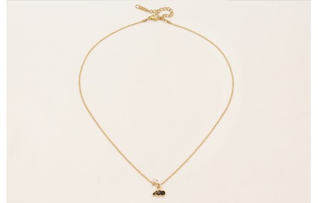 Collar completo ACERO INOXIDABLE bolas con colgant