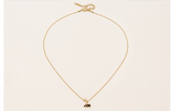 Collar completo ACERO INOXIDABLE bolas con colgant