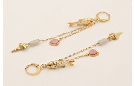 Pendientes ACERO INOXIDABLE con cierre de segurida