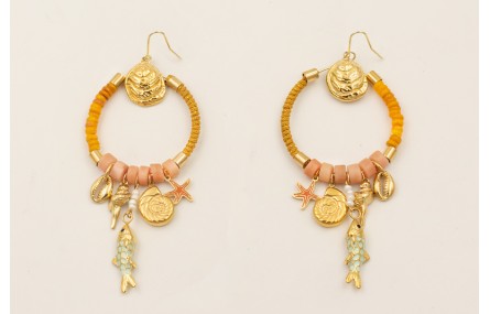 Pendientes ACERO INOXIDABLE gancho sencillo, aro g